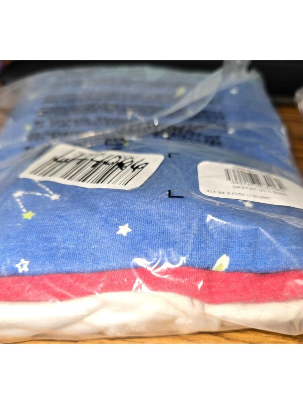 Boys Red White and Blue Long Sleeve T-Shirts Stars Old Navy 5T Set LH4066b